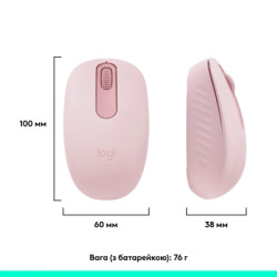 Мишка Logitech M196 Bluetooth Rose (910-007461)