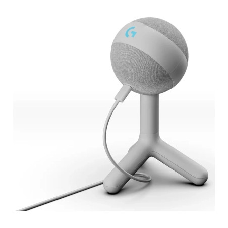 Мікрофон Logitech G Yeti Orb RGB Gaming Mic with Lightsync Off-White (988-000558)