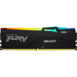 Модуль пам'яті для комп'ютера DDR5 32GB (2x16GB) 5200 MHz Beast RGB XMP Kingston Fury (ex.HyperX) (KF552C40BBAK2-32)