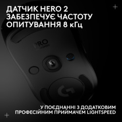 Мишка Logitech G Pro 2 Lightspeed Wireless Black (910-007295)