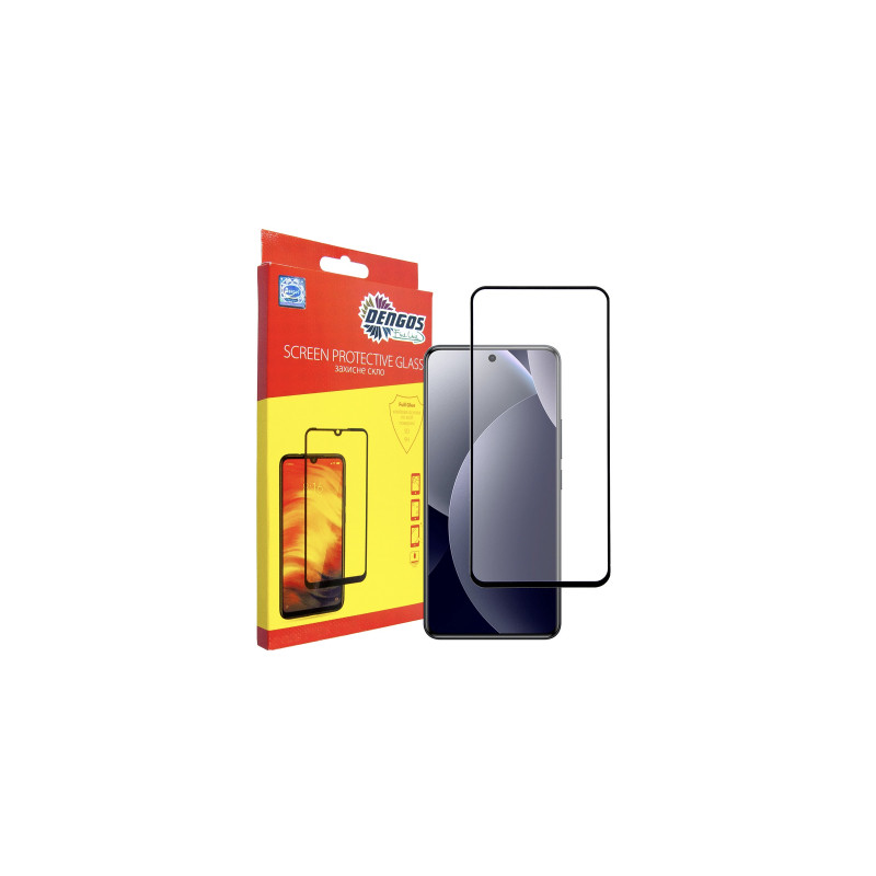 Скло захисне Dengos Full Glue Xiaomi Redmi Note 15 Pro 4G Black (TGFG-445)