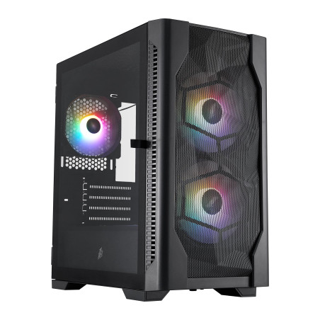 Корпус для ПК 1stPlayer D4-M-BK-2F1P-1F1