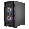Корпус для ПК 1stPlayer D4-M-BK-2F1P-1F1