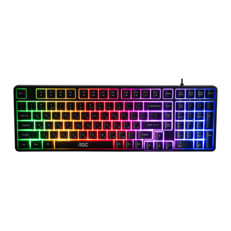 Клавіатура AOC GK116B LED USB UA Black (GK116B/97)