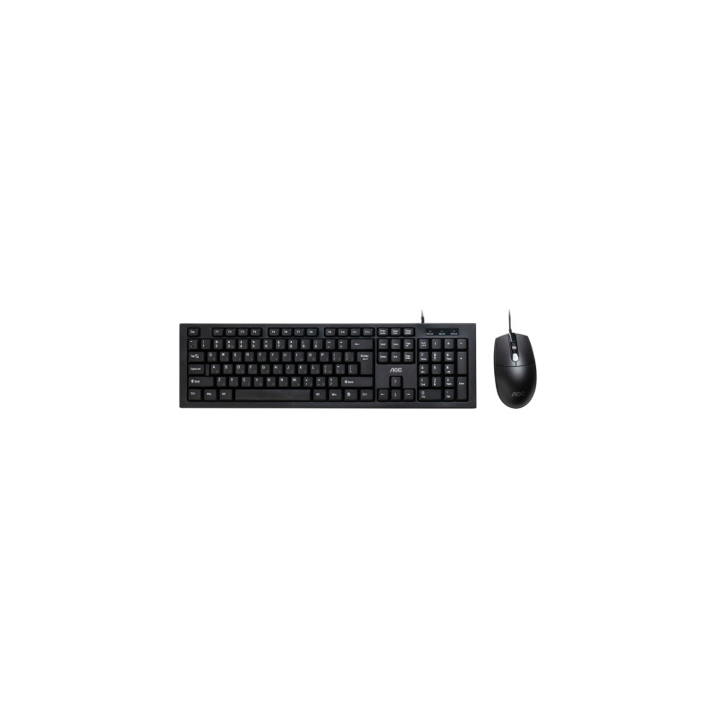Комплект AOC KM160B USB UA Black (KM160B/97)