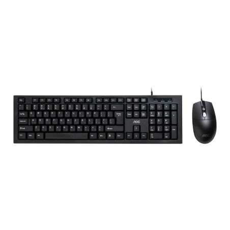 Комплект AOC KM160B USB UA Black (KM160B/97)