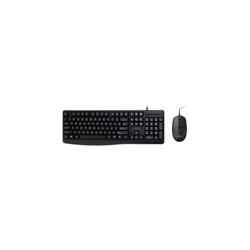 Комплект AOC KM170B USB UA Black (KM170B/97)