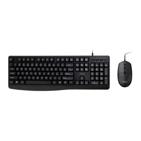 Комплект AOC KM170B USB UA Black (KM170B/97)