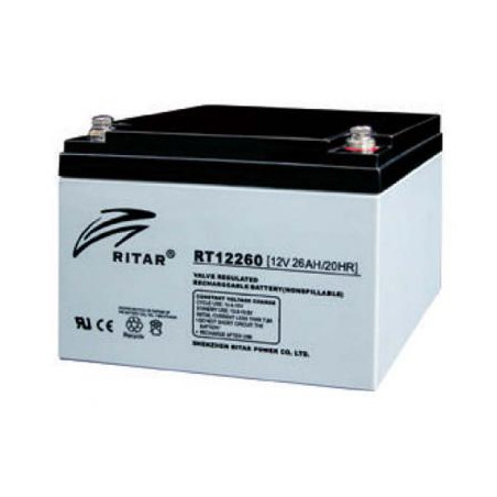 Батарея до ДБЖ Ritar AGM RT12260, 12V-26Ah (RT12260)
