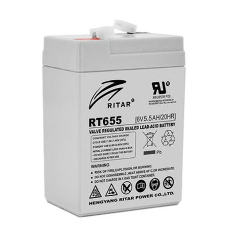 Батарея до ДБЖ Ritar AGM RT655, 6V-5.5Ah (RT655)