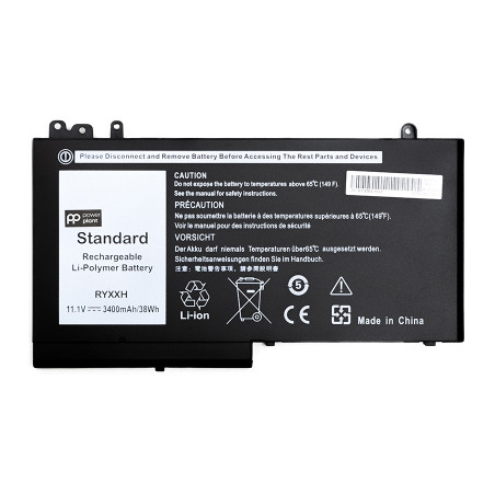 Акумулятор до ноутбука PowerPlant DELL Latitude 12 5000 (RYXXH) 11.1V 3400mAh (NB441105)