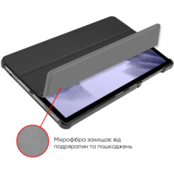 Чохол до планшета AirOn Premium Samsung Galaxy Tab A7 LITE T220/T225 Black + film (4822352781064)