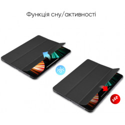 Чохол до планшета AirOn Premium Samsung Galaxy Tab A7 LITE T220/T225 Black + film (4822352781064)