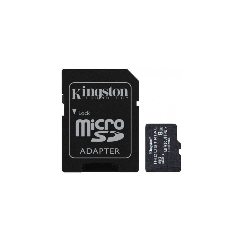 Карта пам'яті Kingston 8GB microSDHC class 10 UHS-I V30 A1 (SDCIT2/8GB)