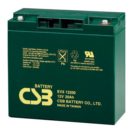 Батарея до ДБЖ CSB EVX12200 12В 20 Ач (EVX12200)