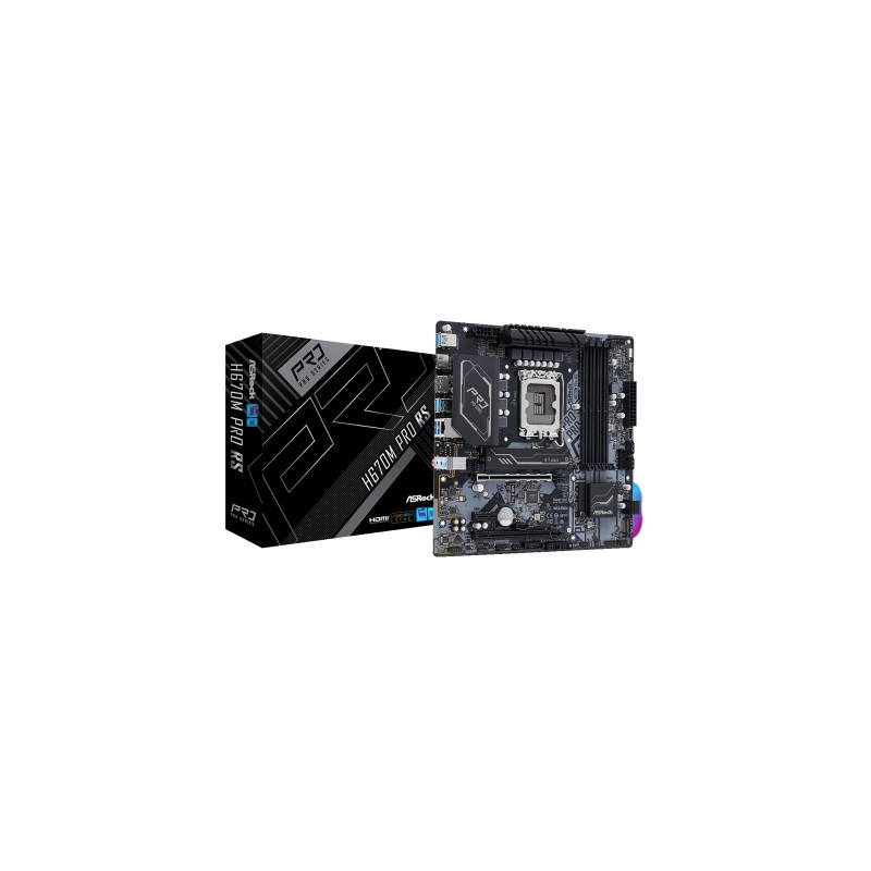 Материнська плата ASRock H670M PRO RS