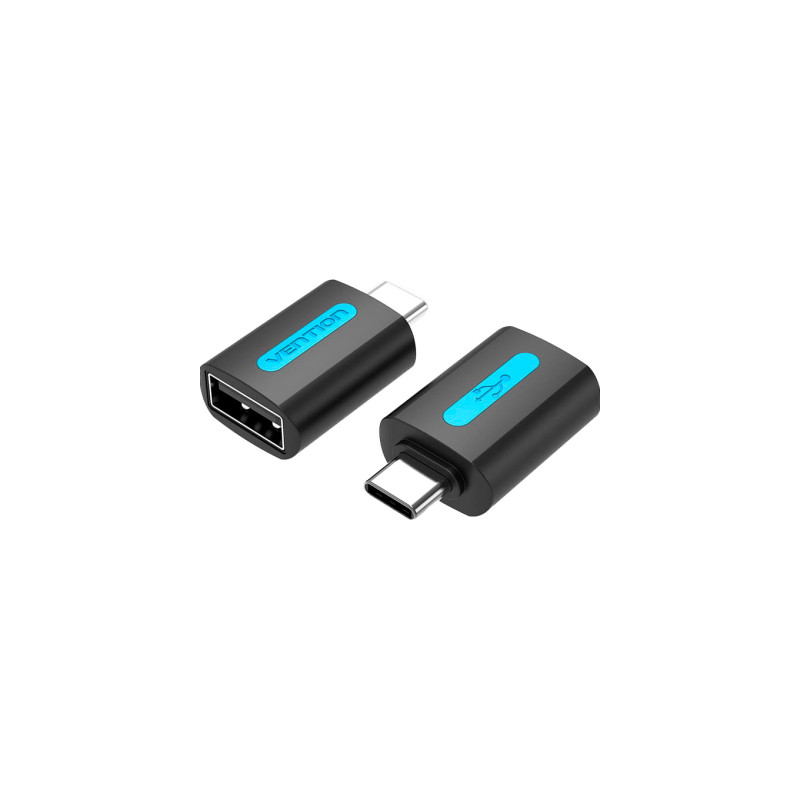 Перехідник USB 2.0 Type-C to USB AF (OTG) Vention (CDTB0)