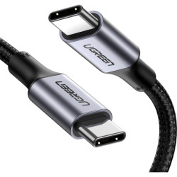 Дата кабель USB-C to USB-C 1.5m 100W US316 Space Gray Ugreen (70428)