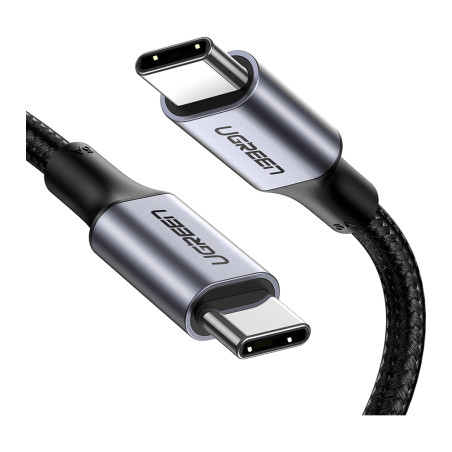 Дата кабель USB-C to USB-C 1.5m 100W US316 Space Gray Ugreen (70428)