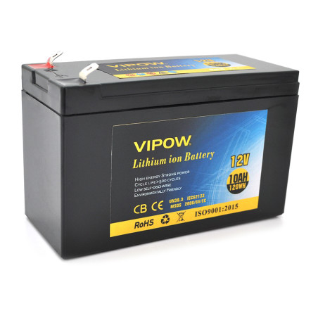 Батарея до ДБЖ Vipow 12V - 10Ah Li-ion (VP-12100LI)