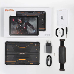 Планшет OUKITEL RT9 10.1" 6/256GB LTE Black-Orange (6931940766838)