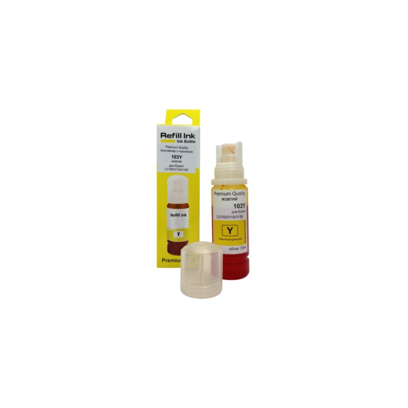 Чорнило Premium Quality Epson 103Y 70мл Yellow (70264885)