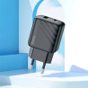 Зарядний пристрій HOCO CS23A USB-C PD30W + 1xUSB QC3.0 + cable USB-C to Lightning black (6942007609951)