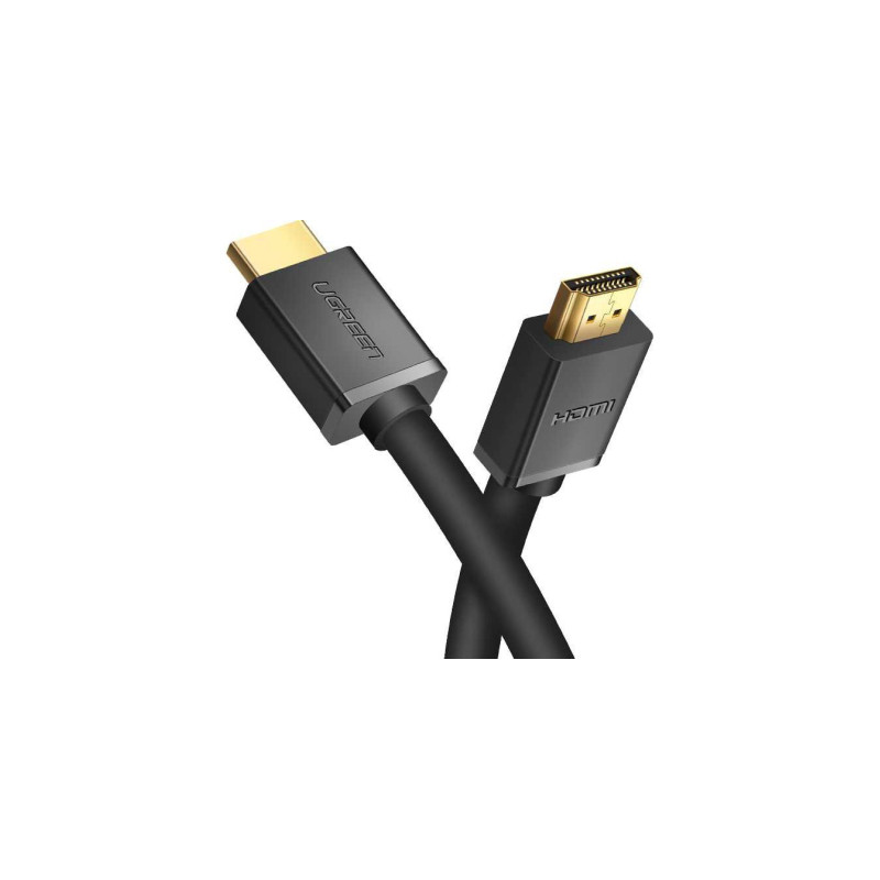Кабель мультимедійний HDMI M to HDMI M 1.5m HD104 black Ugreen (60820)