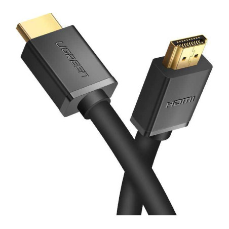 Кабель мультимедійний HDMI M to HDMI M 1.5m HD104 black Ugreen (60820)