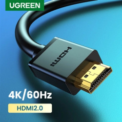Кабель мультимедійний HDMI M to HDMI M 2.0m HD104 black Ugreen (10107)