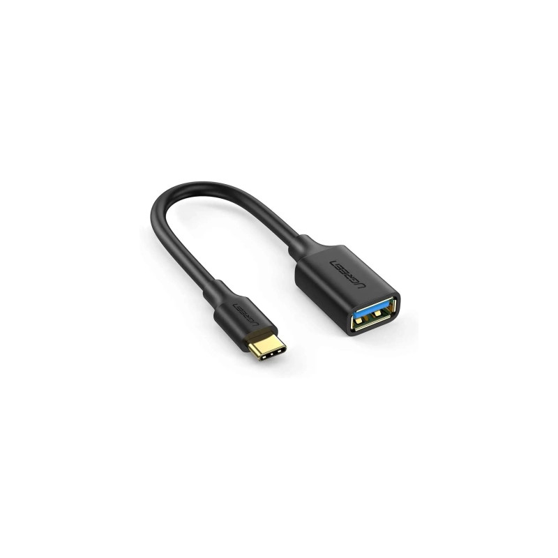 Перехідник OTG USB 3.0 AF to USB-C US154 black Ugreen (30701)