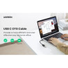 Перехідник OTG USB 3.0 AF to USB-C US154 black Ugreen (30701)