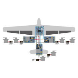 Плата розподілу живлення (PDB) MATEK SVPDB-12S (SVPDB12S)