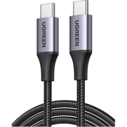 Дата кабель USB-C to USB-C 2.0m 240W space gray Ugreen (90440)