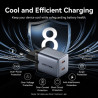 Зарядний пристрій Vention 2xUSB-C PD45W GaN gray (FCDH0-EU)