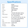 Зарядний пристрій Vention 1xUSB-C PD70W + 1xUSB QC3.0 22.5W GaN transparent gray (FCGH0-EU)