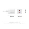 Зарядний пристрій Vention 1xUSB-C PD70W + 1xUSB QC3.0 22.5W GaN transparent gray (FCGH0-EU)