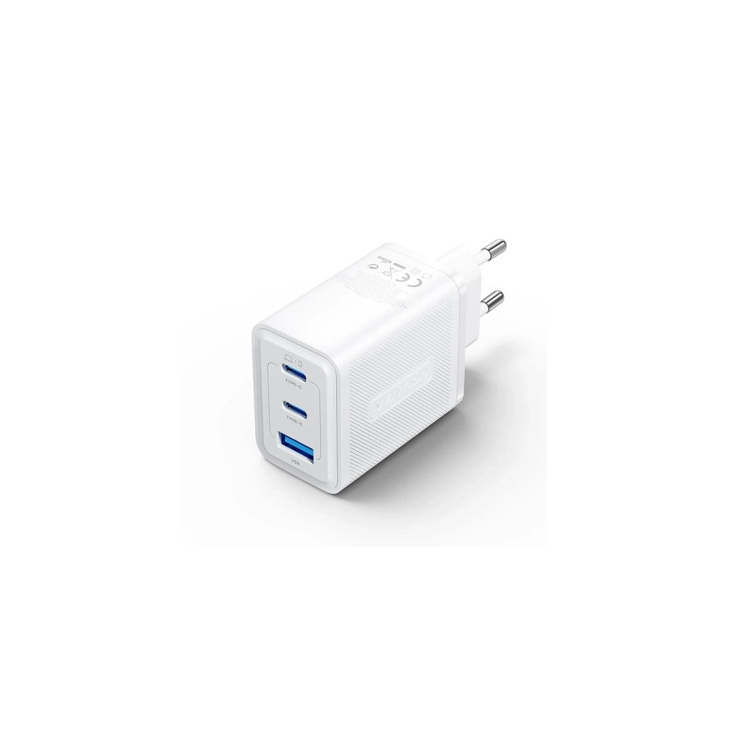Зарядний пристрій Vention 2xUSB-C PD65W + 1xUSB QC3.0 60W GaN white (FERW0-EU)