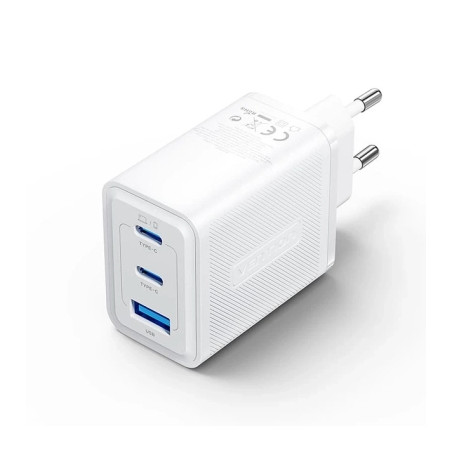 Зарядний пристрій Vention 2xUSB-C PD65W + 1xUSB QC3.0 60W GaN white (FERW0-EU)