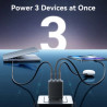 Зарядний пристрій Vention 2xUSB-C PD65W + 1xUSB QC3.0 60W GaN white (FERW0-EU)