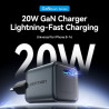 Зарядний пристрій Vention USB-C PD20W GaN gray (FEVH0-EU)