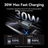 Зарядний пристрій Vention 1xUSB-C PD30W + 1xUSB QC3.0 18W GaN gray (FEWH0-EU)