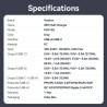 Зарядний пристрій Vention 1xUSB-C PD30W + 1xUSB QC3.0 18W GaN gray (FEWH0-EU)