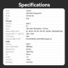 Зарядний пристрій Vention 2xUSB-C PD45W GaN + cable USB-C to USB-C 1.0m black gray (TZ-FCDH0-EU)