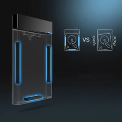 Кишеня зовнішня Ugreen USB 3.0 to M.2 SATA SSD US221 black (30848)
