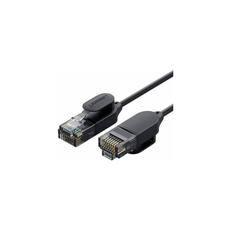 Патч-корд 3м, UTP cat 6 RJ-45 COPPER black Ugreen (U_70653)