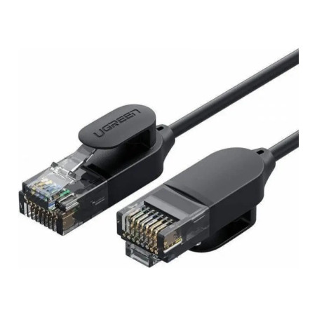 Патч-корд 3м, UTP cat 6 RJ-45 COPPER black Ugreen (U_70653)