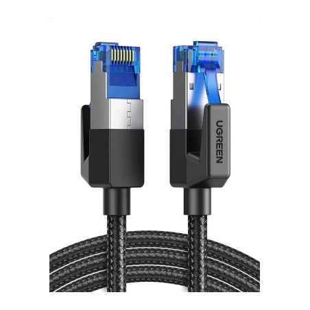 Патч-корд 15м, S/FTP cat 7 RJ-45 COPPER black Ugreen (U_30799)