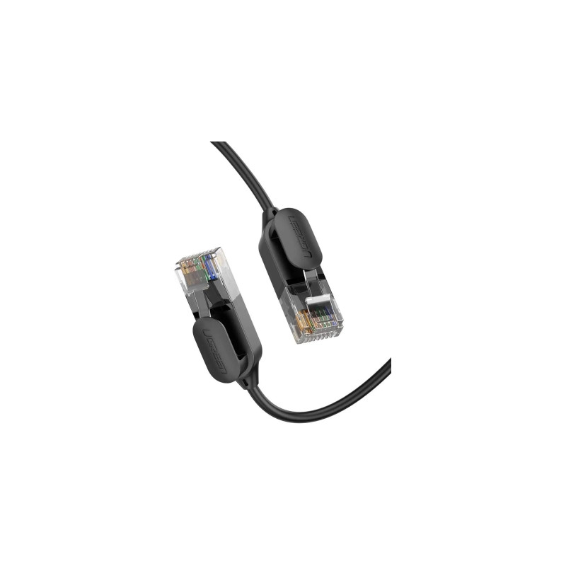 Патч-корд 0.5м, UTP cat 6 RJ-45 COPPER black Ugreen (U_70331)
