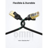 Патч-корд 2м, F/FTP cat 7 RJ-45 black Ugreen (U_11269)